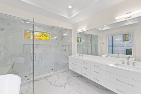 33 Primary Bathroom at 3 mountain view ct in demarest nj