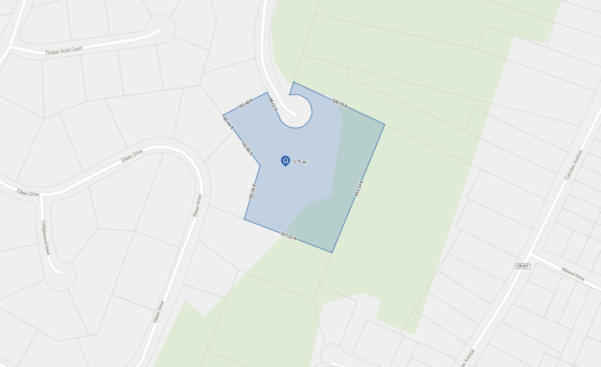 50 Laura Dr Cedar Grove | High Point Mansion Property Boundaries