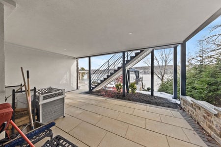 59 31 Island Trail Sparta NJ covered patio off Basement