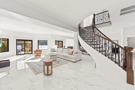 63 31 Island Trail Sparta NJ staircase in Basement