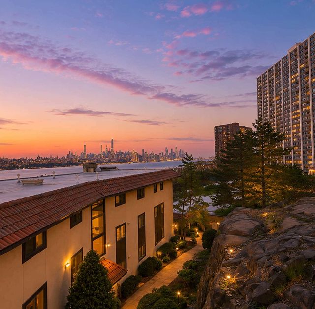 Cliffhouse apartment view at sunset