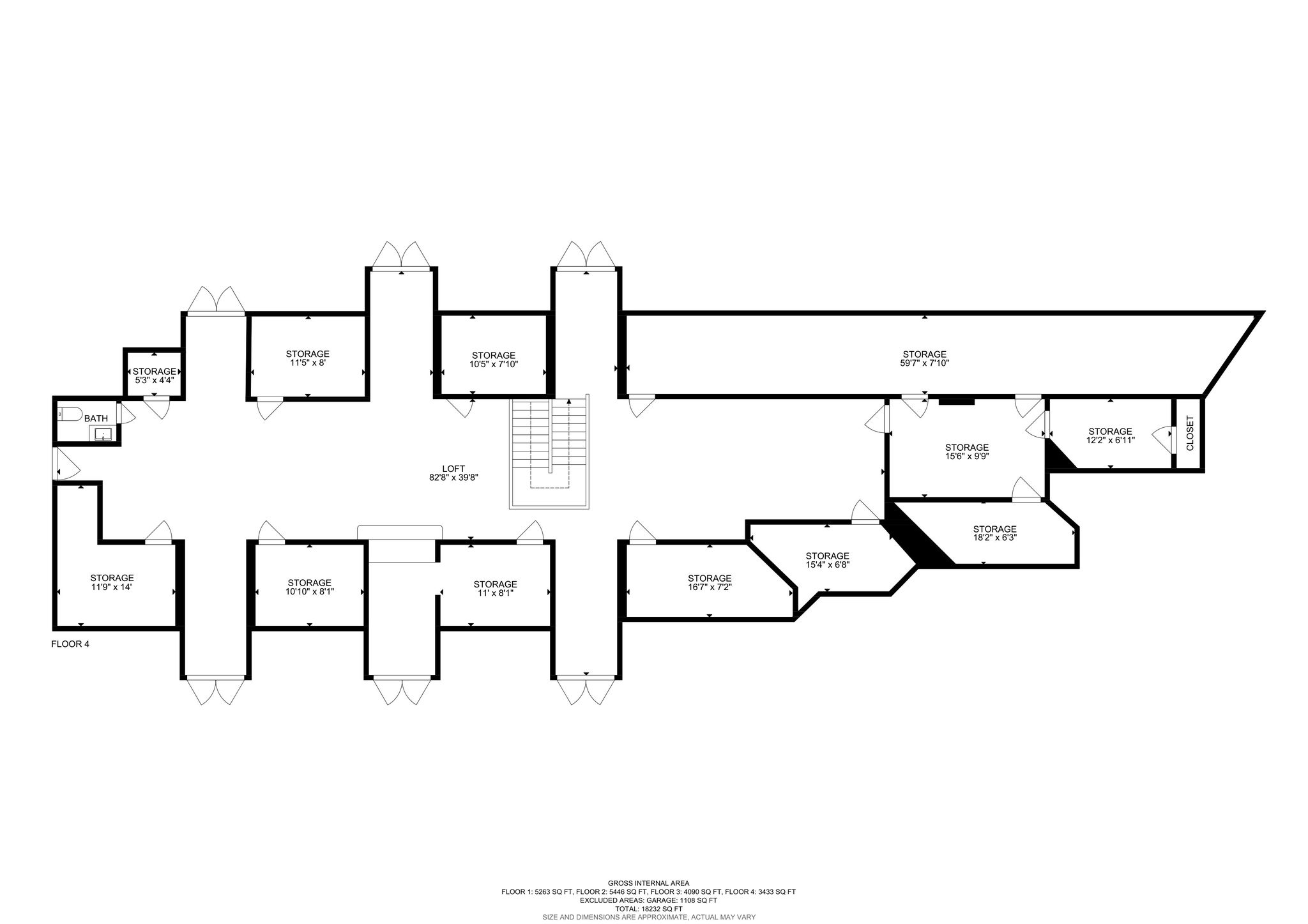 Floor Plan 50 Laura Dr- level 3 | attic