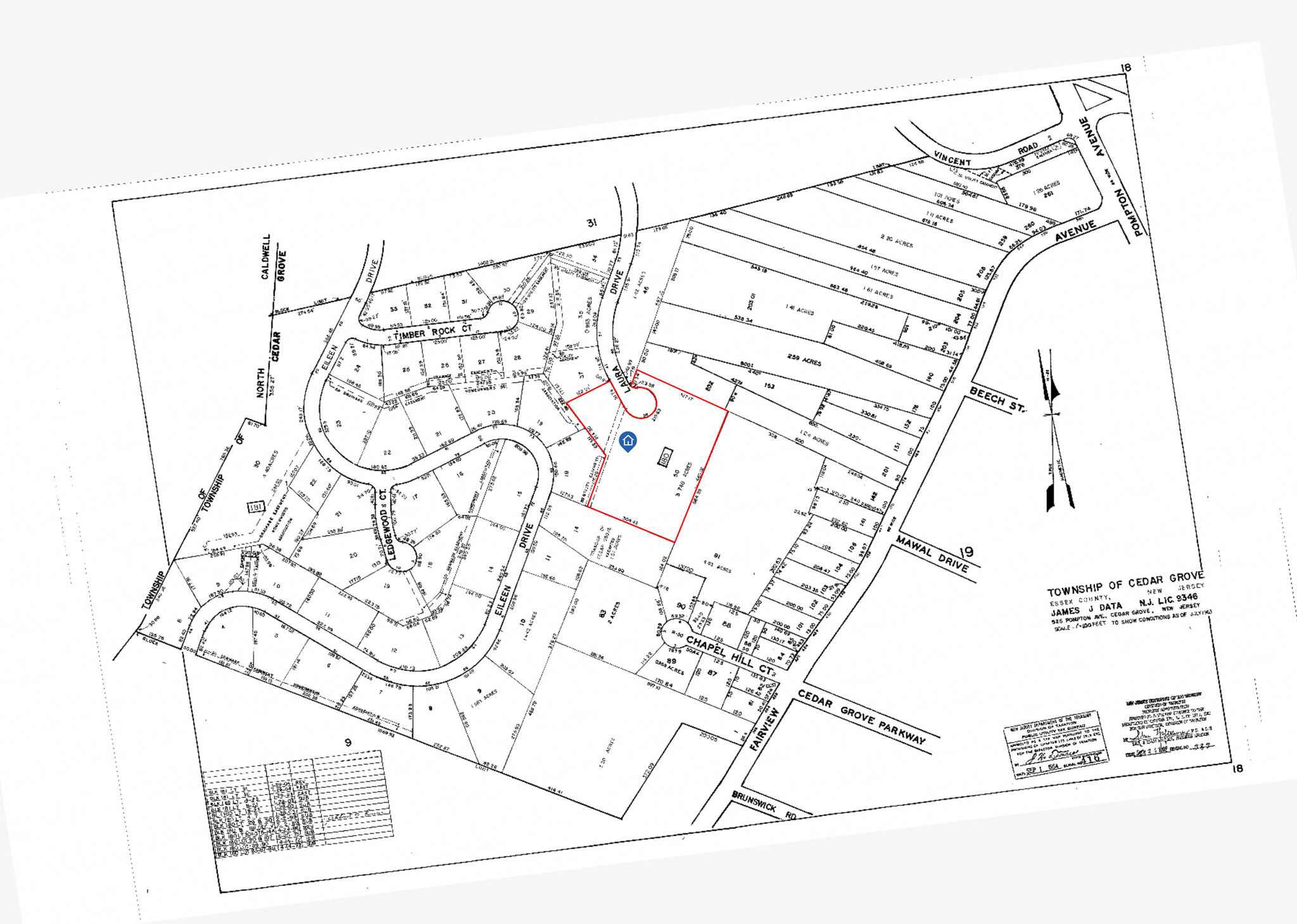 High Point Mansion Property Lines