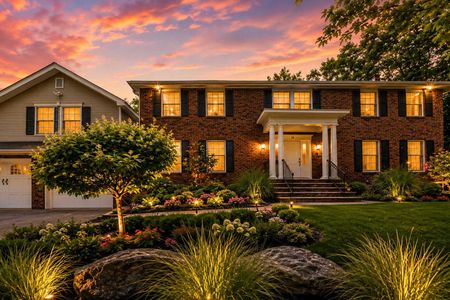 1. 18 Monument Warm sunset at a colonial home