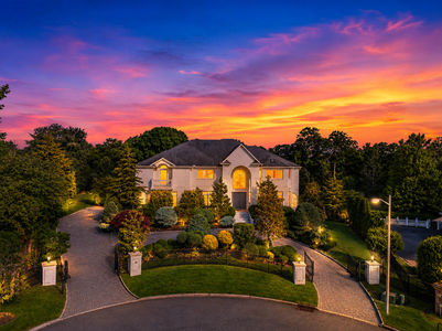 front drive way aerial at 16 audrey urban ct in alpine