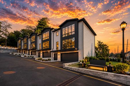 1. 401 Grand Ave. Modern townhomes at sunset glow