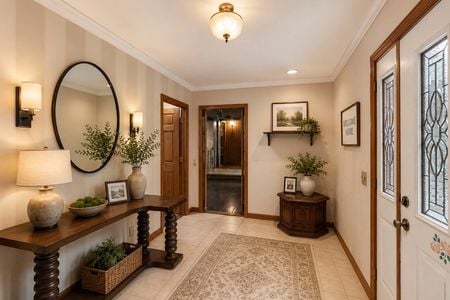 10. 135 Skylines Lakes Dr. Welcoming foyer with warm accents