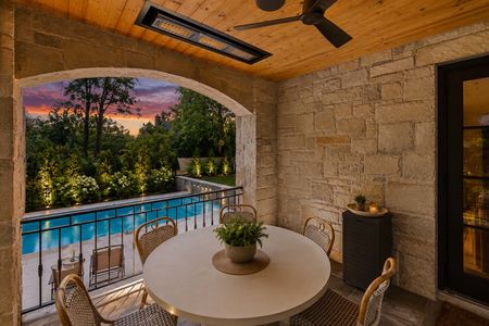 10. 548 Sylvan Pl Haworth Cozy patio at sunset with pool view