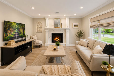 12 14 Morrow Midland Park Cozy modern living room with fireplace