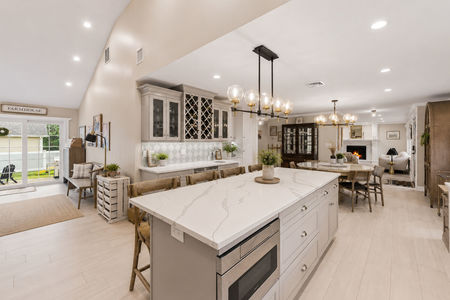 19 14 Morrow Midland Park Modern farmhouse kitchen and living space