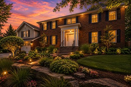 2. 18 Monument Twilight elegance of a colonial home
