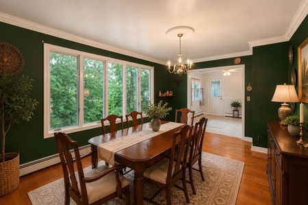24. 135 Skyline Lakes Dr. Traditional dining room with sunlight and greenery
