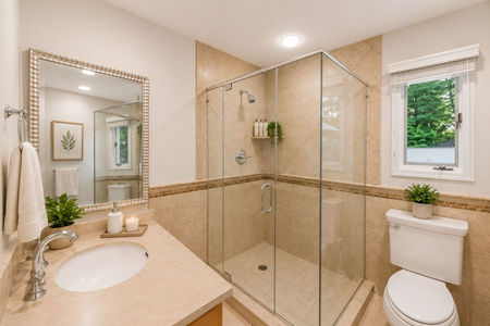 25. 18 Monument Modern spa-like bathroom retreat