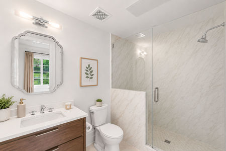 25 548 Sylvan PL Modern minimalist bathroom with sleek design