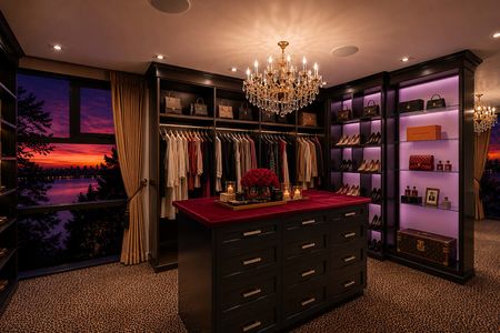 28-31 Casta Luxurious walk-in closet at sunset
