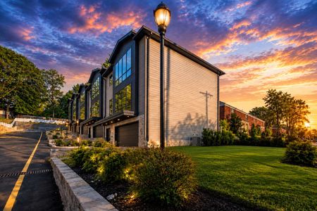 3. 401 Grand Ave. Modern townhouse at golden hour