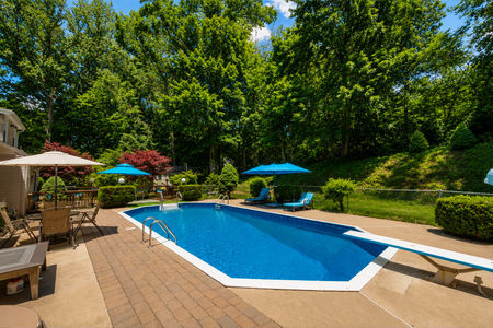 3 open pool on sunny day at 224 US-206 Chester NJ Proper