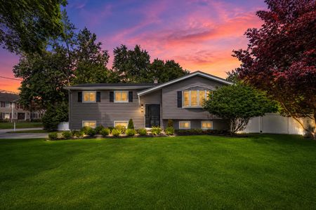 36 34 Middletown Montvale Twilight suburban home at sunset