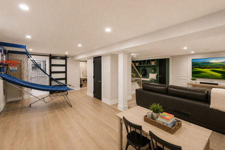 37 14 Morrow Midland Park Modern multifunctional basement recreation room