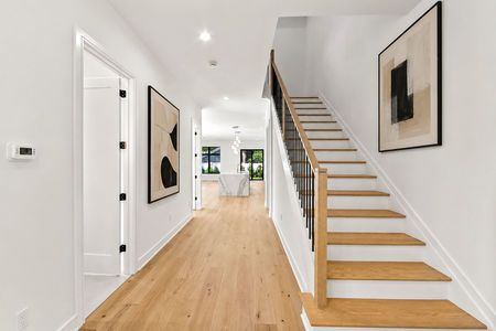 4 Bright modern hallway with staircase