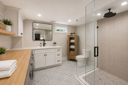 40 14 Morrow Midland Park Modern farmhouse bathroom laundry hybrid