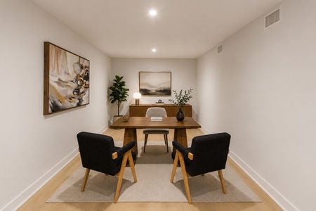 40. 401 Grand Ave. Modern minimalist office with neutral tones