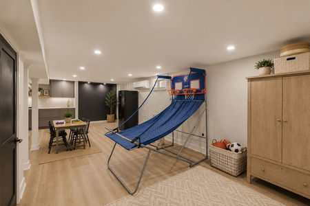 41 14 Morrow Midland Park Modern basement game and lounge space