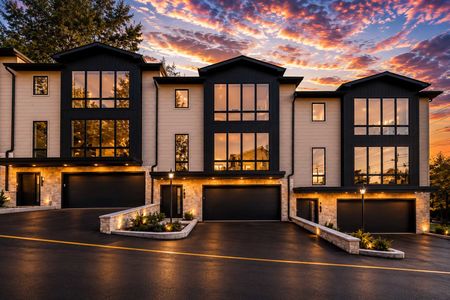 42. 401 Grand Ave. Modern townhouses at sunset