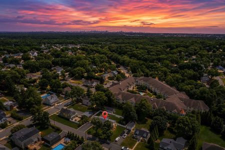 50 14 Morrow Midland Park Sunset over suburban neighborhood with focus