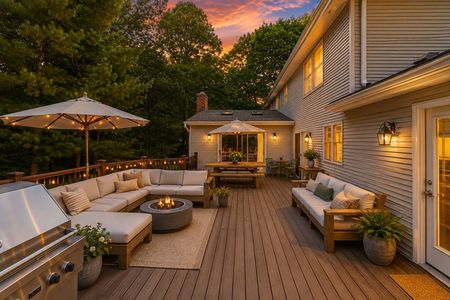 54. 18 Monument Cozy sunset patio with modern decor