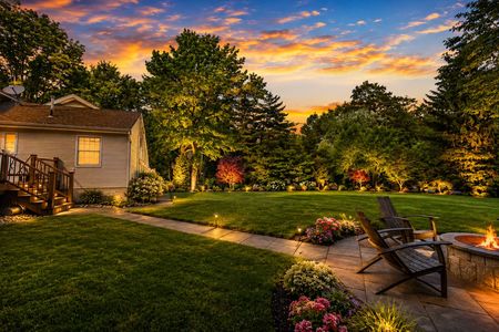 57. 18 Monument Cozy backyard at golden hour