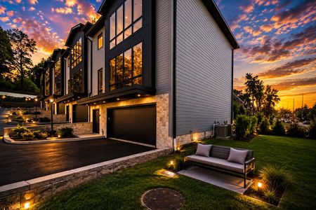 6. 401 Grand Ave. Modern townhomes at golden hour