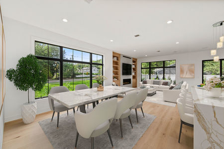 6 dining room w living rm in background