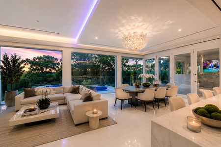 8-31 Casta Luxurious modern interior at twilight