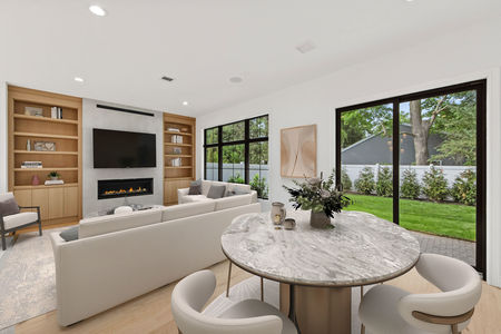 9 breakfast nook and living room