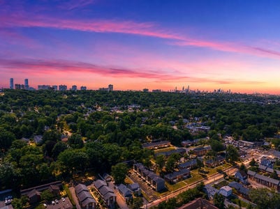 Aerial Shot of Leonia NJ