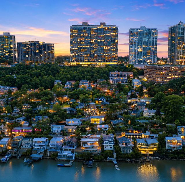 The Colony Twilight cityscape