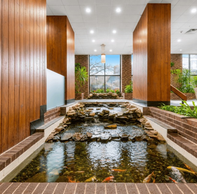 The Greenhouse indoor pond
