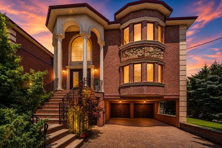 1. 335 Riverdale Luxurious suburban home at twilight