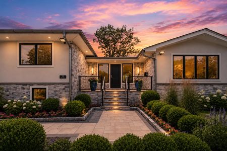 1. 35 Jane Modern ranch home at sunset