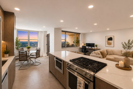 14. 2200 N Central Modern open-plan living at sunset