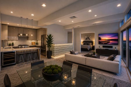 15. 35 Shore Modern open-plan living with sunset views