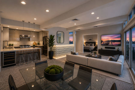 15. 35 Shore Modern open-plan living with sunset views