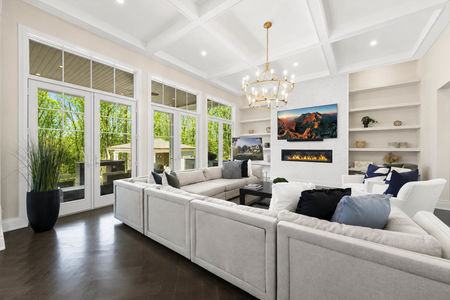 16 Modern luxury living room with greenery
