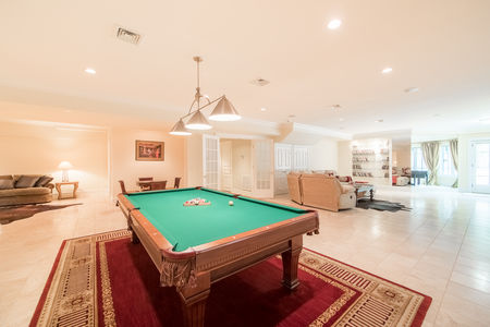 Billiards room at 159 Anderson Ave Alpine NJ Proper