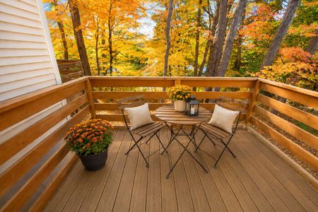2. 2 Cottage Autumn Bistro on the Forest Deck