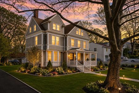 2. 69 E Clinton #A Charming suburban home at twilight