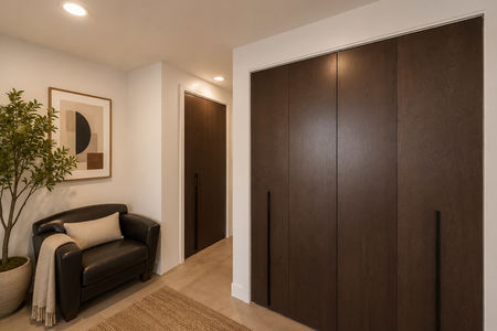 22. 2200 N Central Modern minimalist hallway with cozy seating