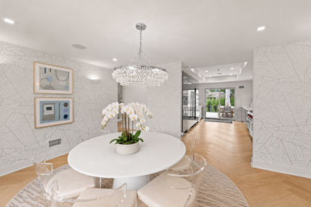 23. 35 Jane Modern minimalist dining with geometric accents