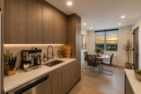 27. 2200 n Central Modern kitchen and dining with sunset view